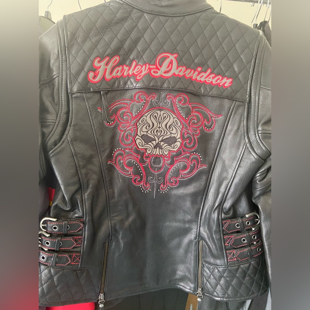 Women’s Leather Harley Davidson Coat
